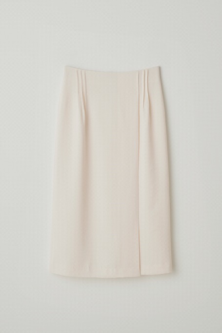 t/t Pin-tuck long skirt