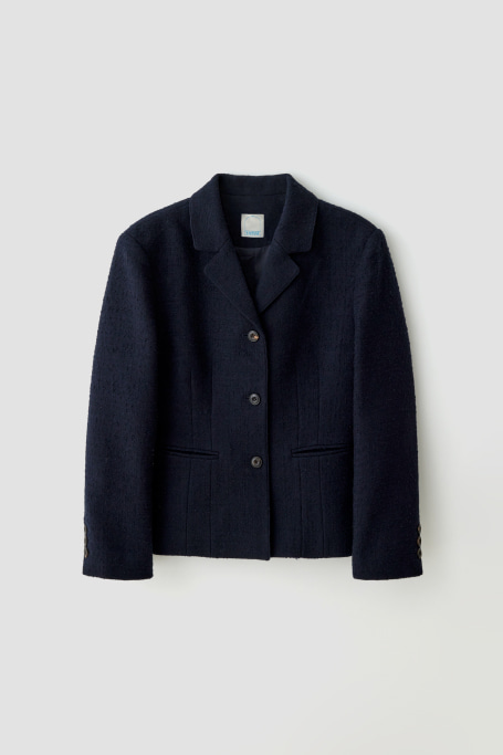 T/T Tweedy crop wool jacket