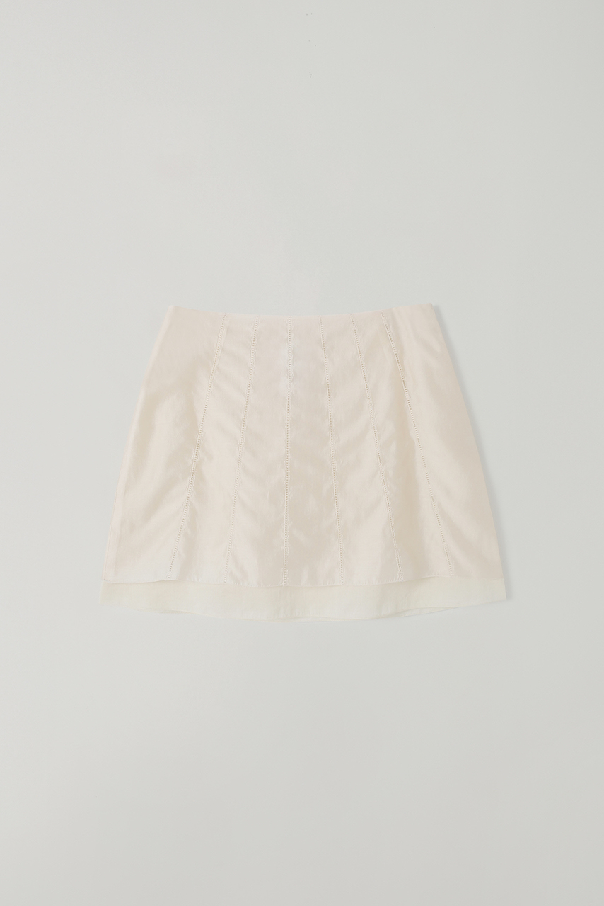 (3rd re-stock) T/T Pin mini skirt (cream)